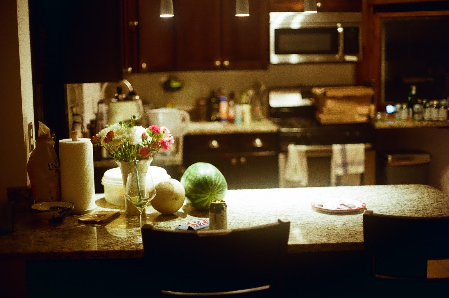 Still life on a kitchen table in Chicago